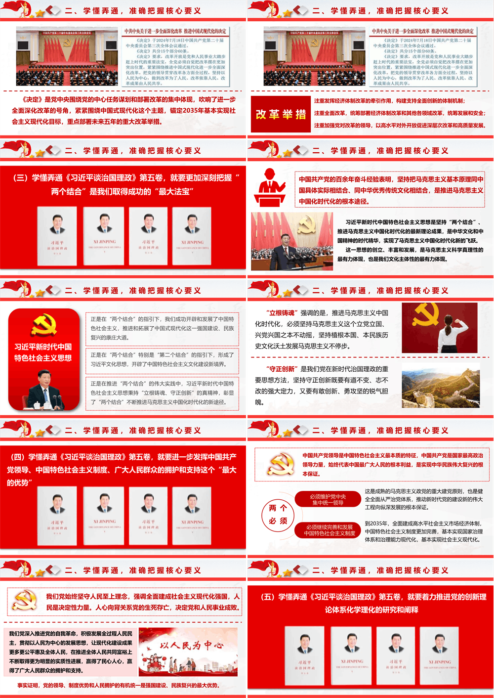 党课PPT 学好用好《谈治国理政》（第五卷），持续深化理论武装 第3张