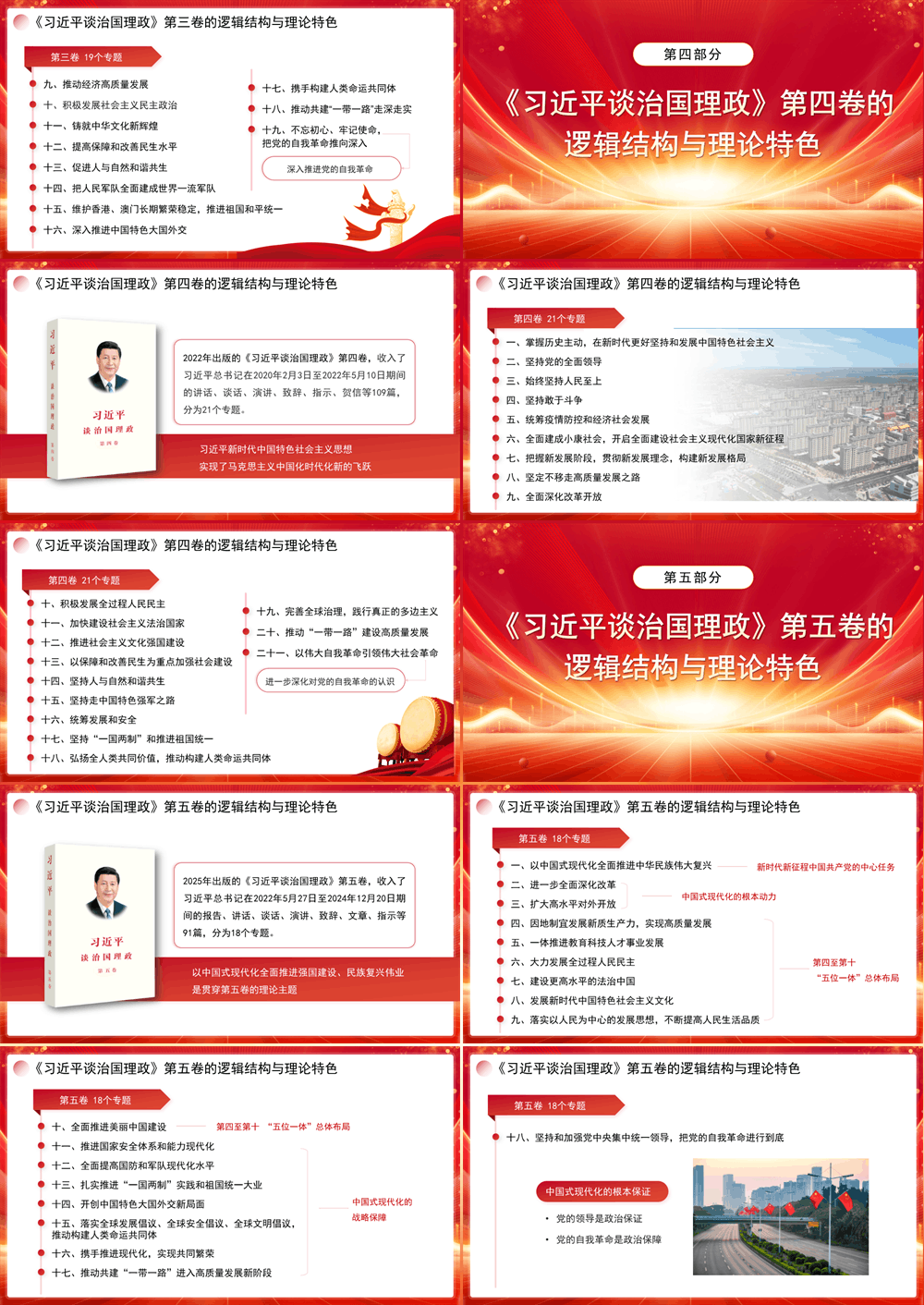 党课讲稿 第一卷至第五卷是一个整体，一脉相承、有机统一（ppt＋讲稿） 第3张