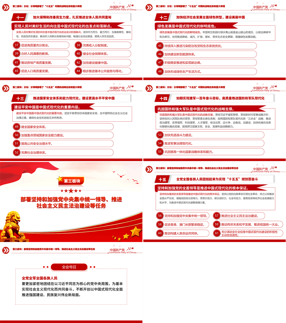 党课PPT 党的二十届四中全会《规划建议》专题解读 第3张
