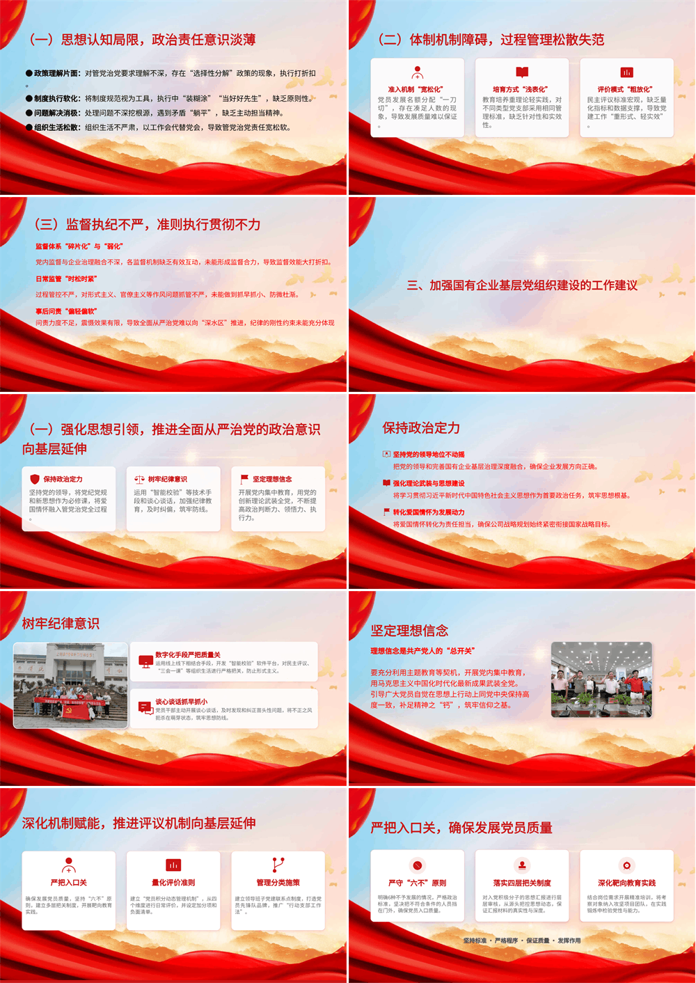 党课PPT 加强基层组织建设，锻造坚强战斗堡垒，推动国有企业高质量发展 第2张