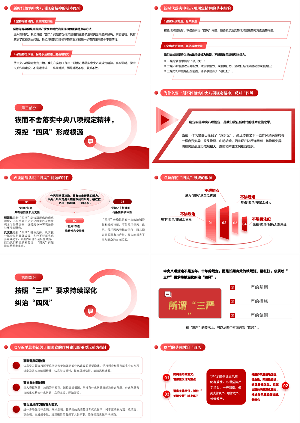 坚持以“三严”要求持续深化纠治“四风”（PPT） 第3张