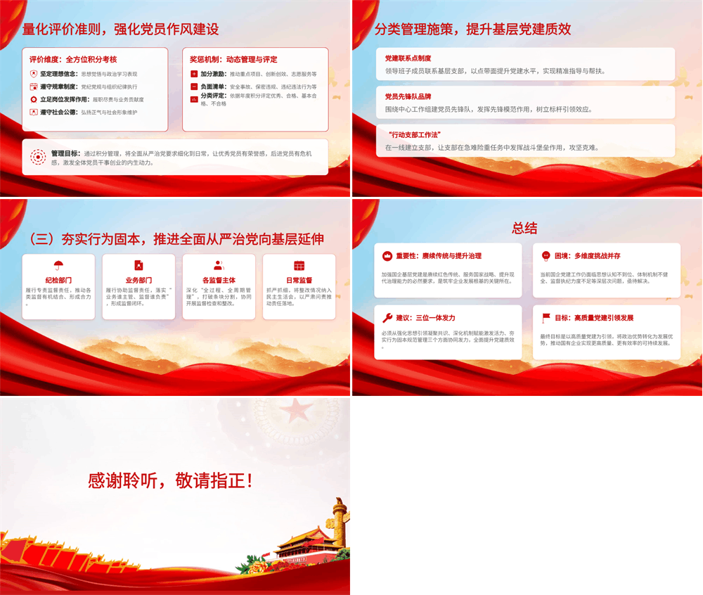 党课PPT 加强基层组织建设，锻造坚强战斗堡垒，推动国有企业高质量发展 第3张
