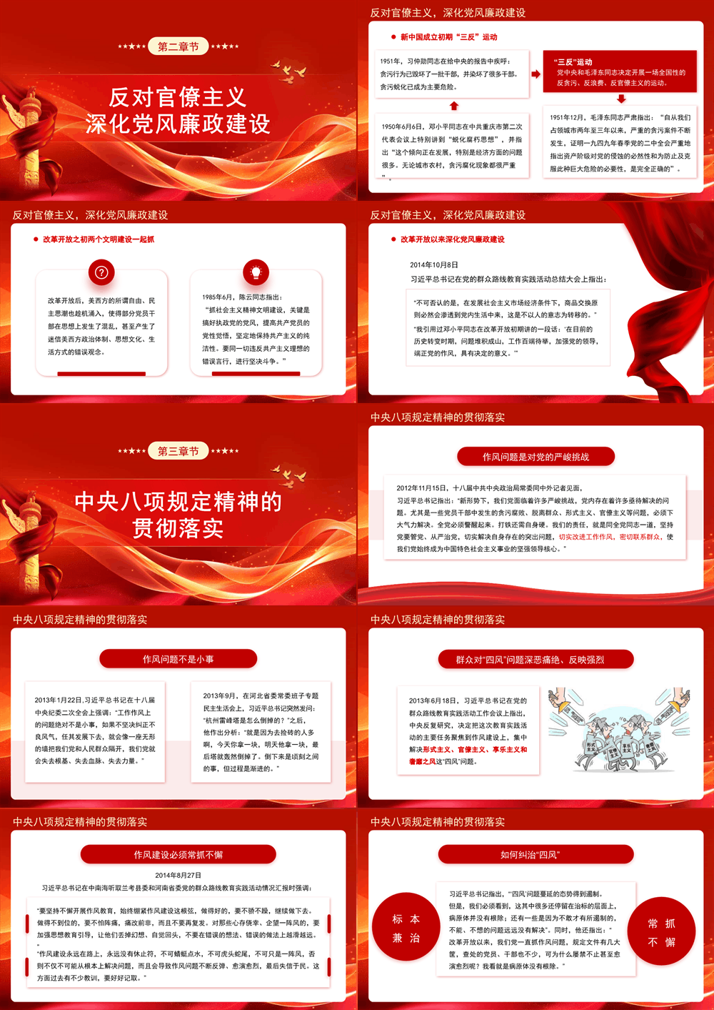 党的作风建设永远在路上 从三大优良作风到作风建设规定精神（PPT） 第3张