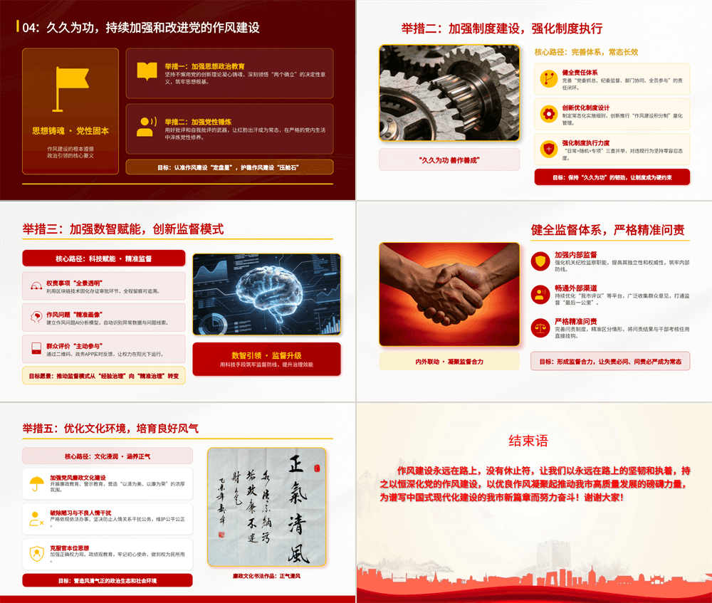 廉政党课PPT 深化党的作风建设，以严实作风护航保障高质量发展提供不断取得新成效 第3张