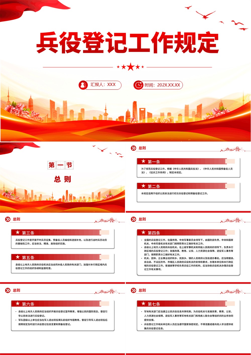 《兵役登记工作规定》PPT课件 第1张