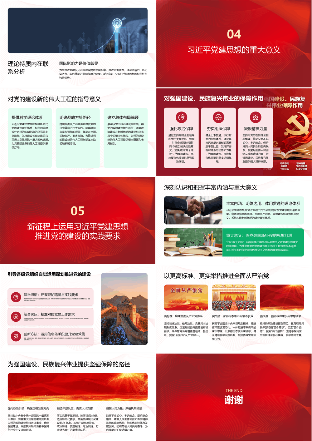 习近平党建思想领航强党强国新征程PPT课件 第4张