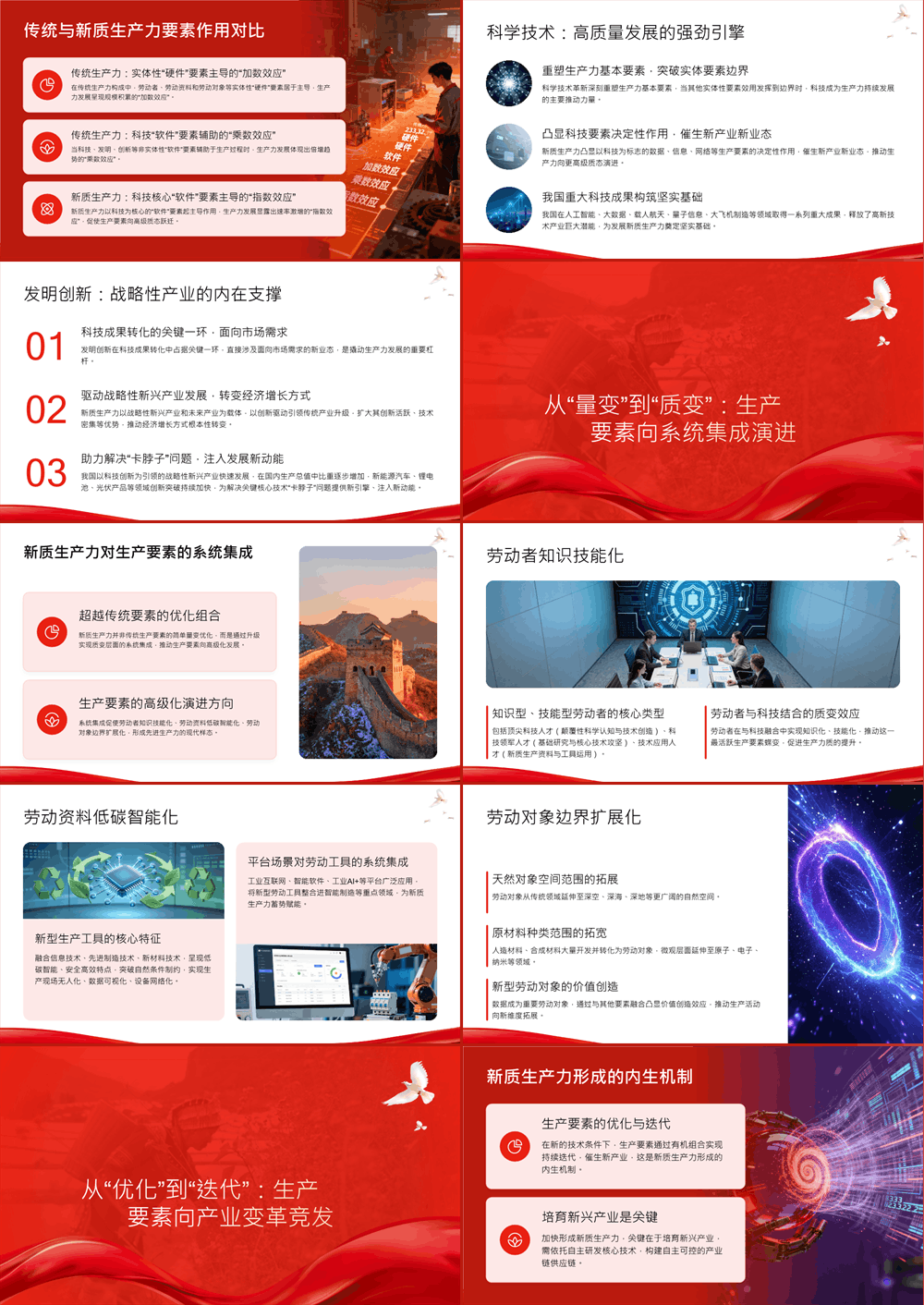 党课PPT 新质生产力 生产要素聚合创新与发展路径 第2张