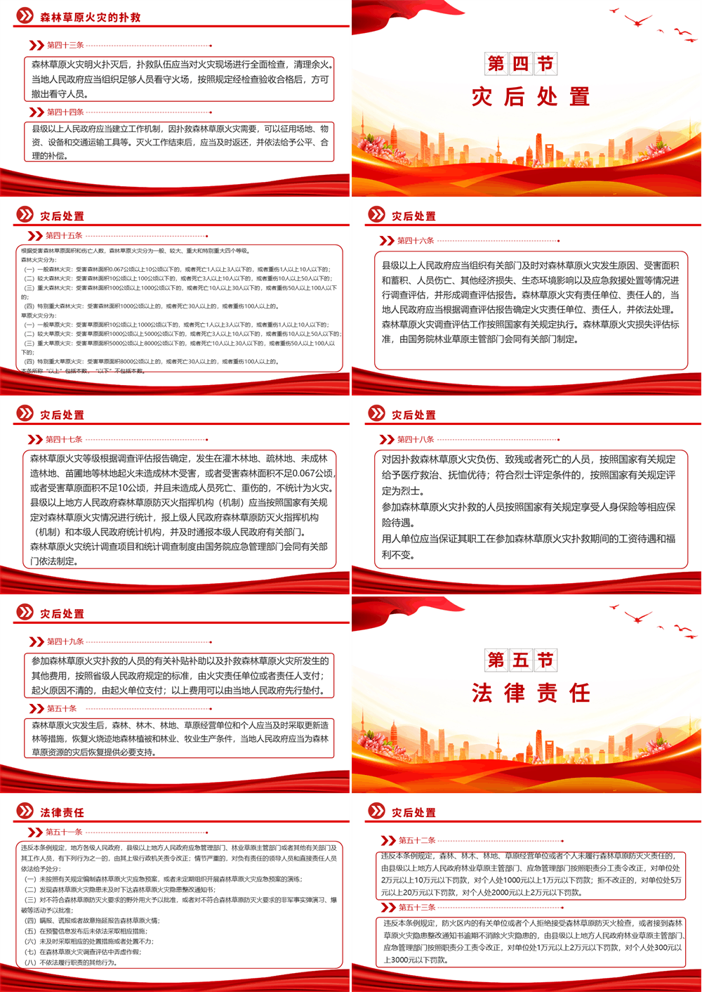 《森林草原防灭火条例》法律法规PPT课件 第5张