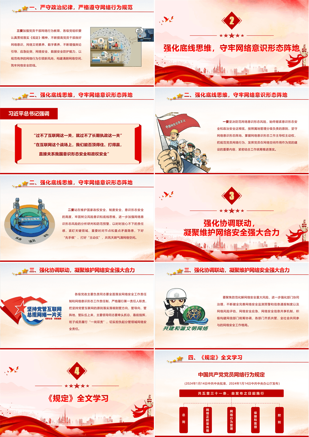 《党员网络行为规定》学习宣贯 支部专题学习PPT课件 第2张