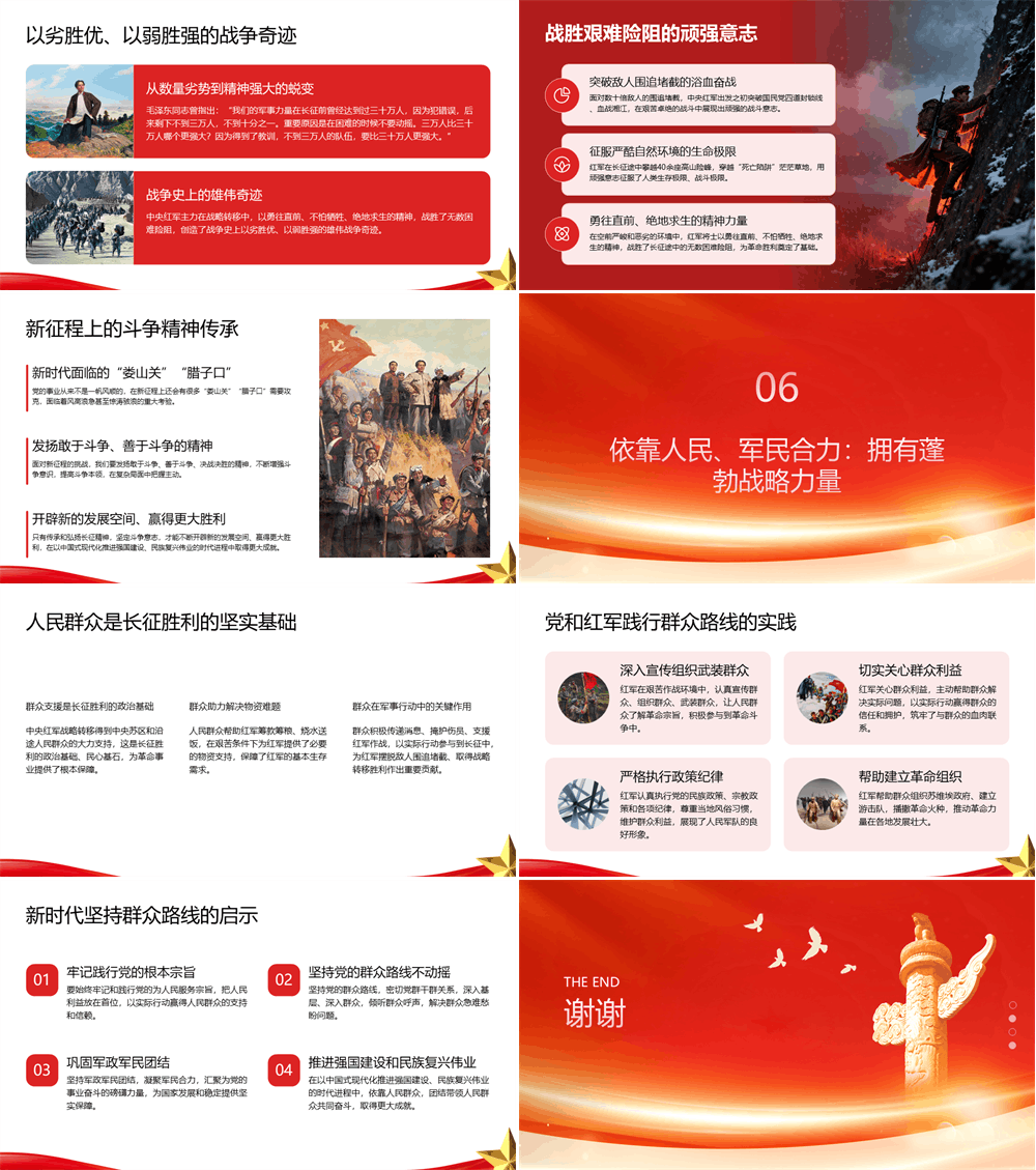 党史专题学习PPT课件 中央红军主力战略转移的经验启示 第3张