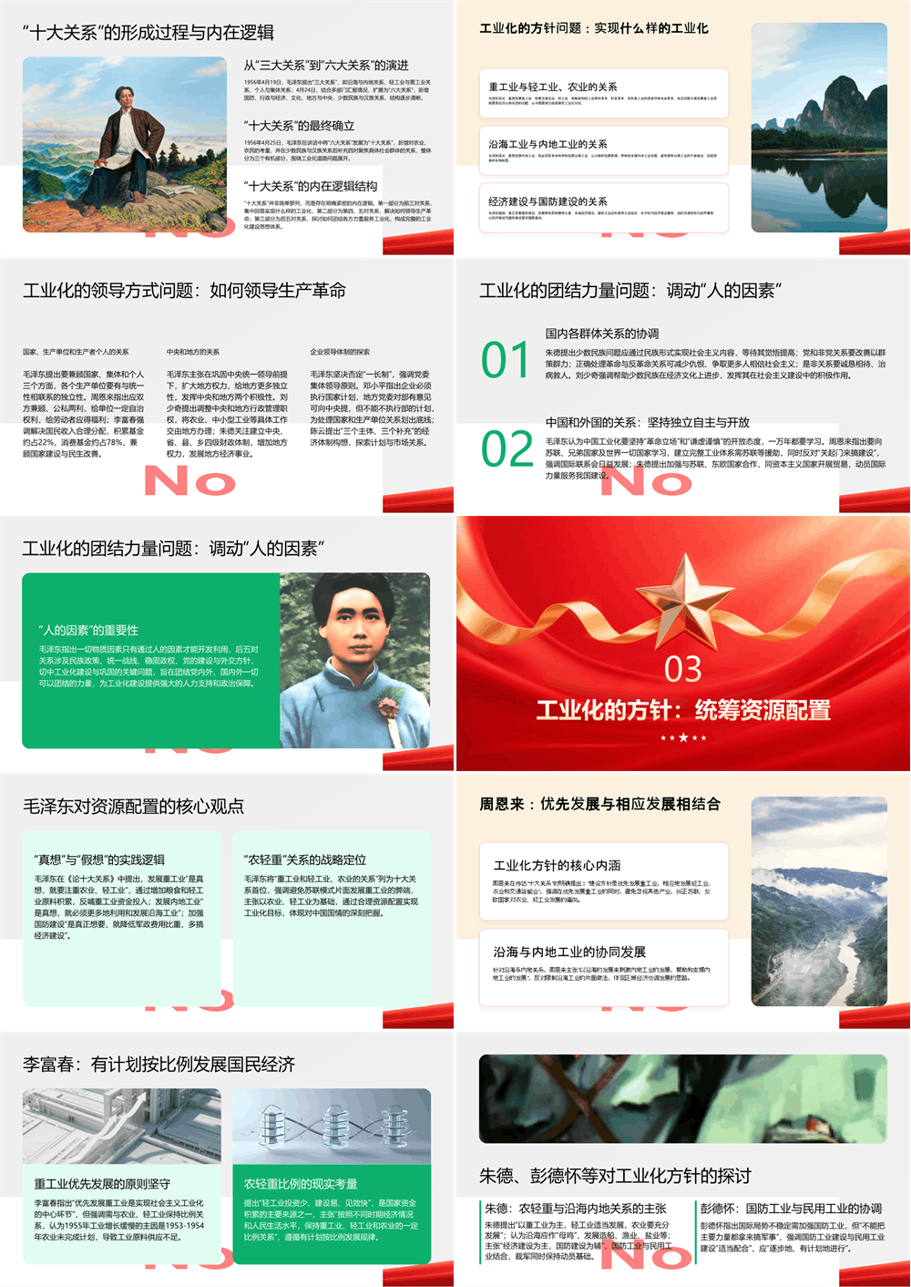 党课PPT 八大前后中央领导人关于中国工业化道路的集体探索 第2张