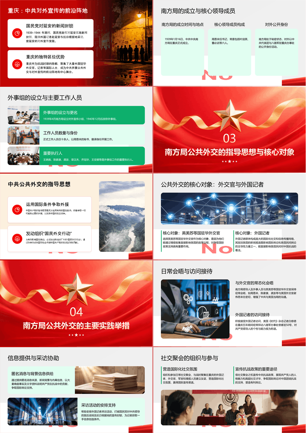 党课PPT课件 抗战时期南方局的国际舆论实践研究 第2张