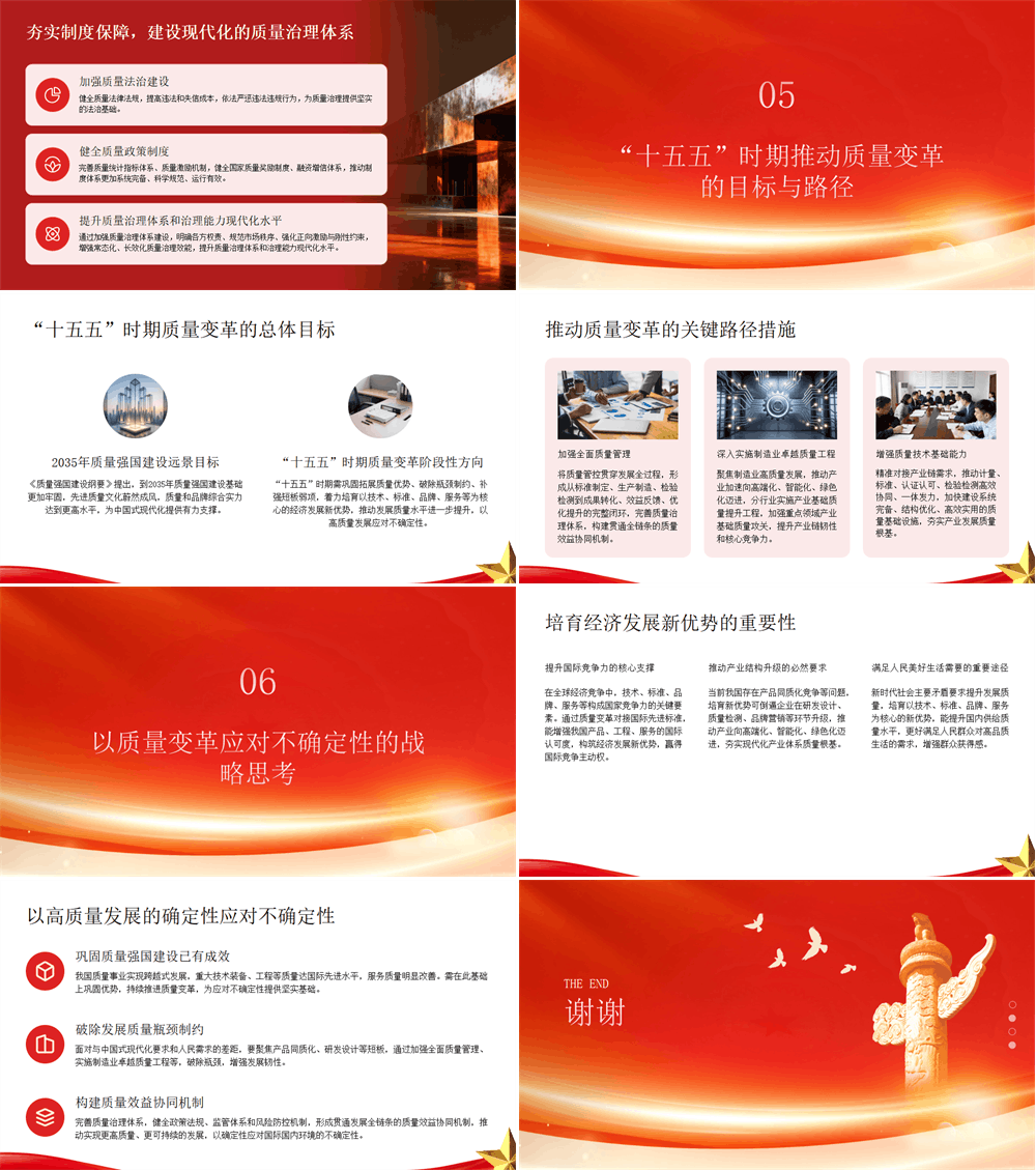 党员干部专题党课PPT 以质量变革推动高质量发展 第3张