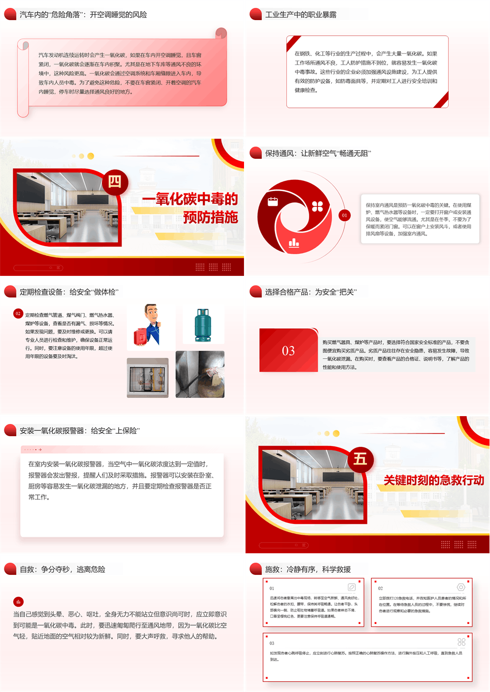 学校健康教育PPT课件 一氧化碳中毒预防与急救 第3张