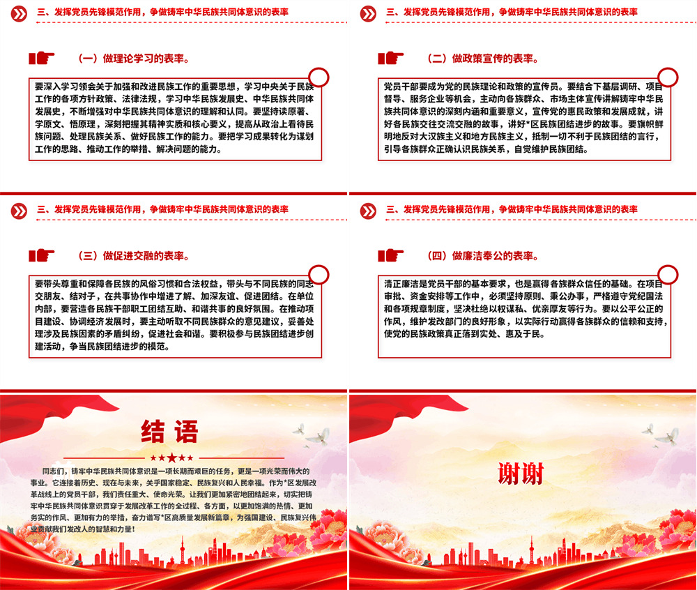 民族团结主题铸牢中华民族共同体意识PPT课件 第3张