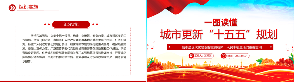 精美党政风一图读懂《城市更新“十五五”规划》PPT课件下载 第4张