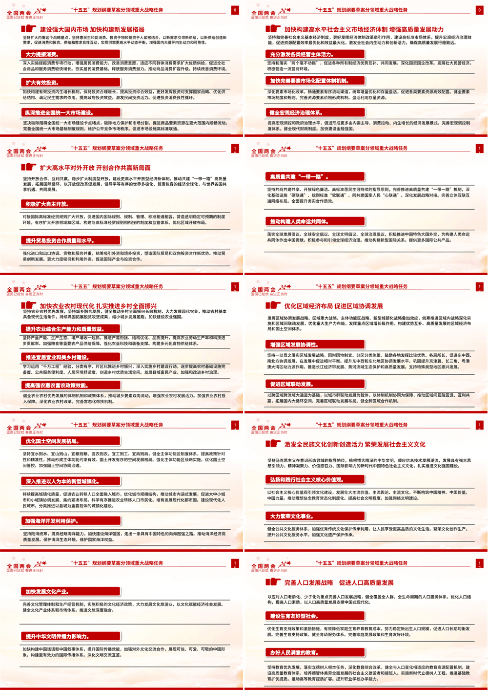 “十五五”规划纲要草案分领域重大战略任务PPT课件 第2张