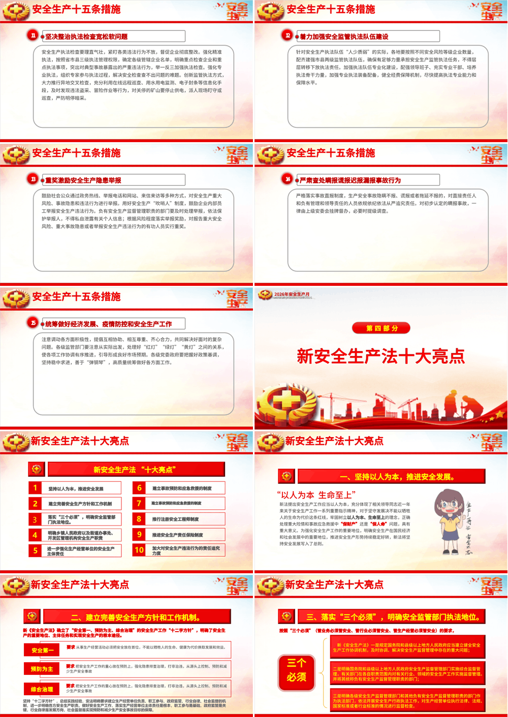 2026安全生产月PPT 人人讲安全个个会应急排查整治风险隐患课件 第4张