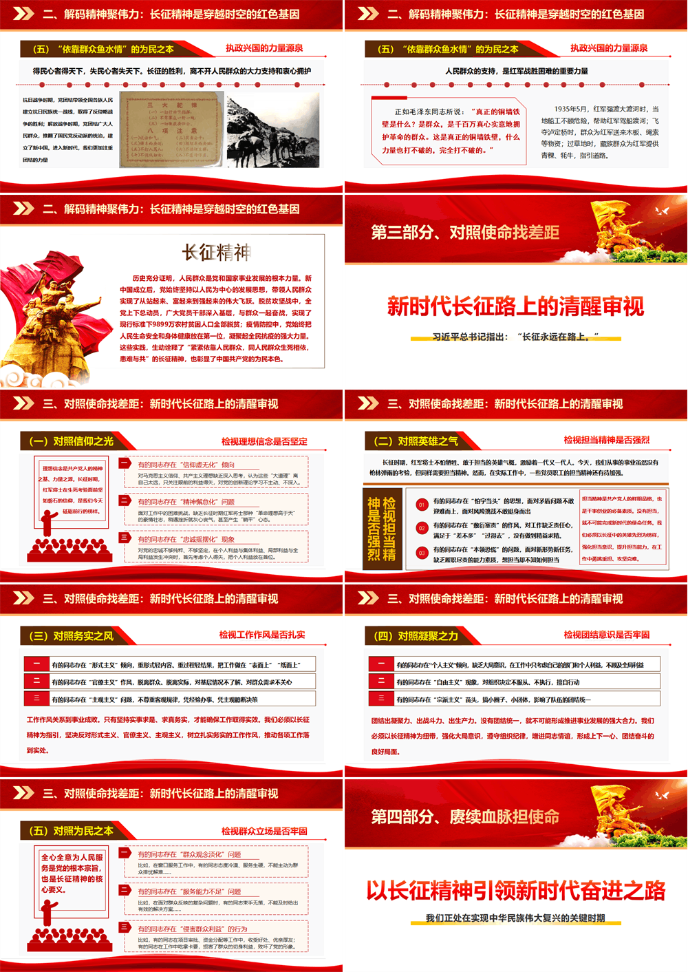 长征精神专题党课PPT 赓续长征精神，走好新时代新征程 第4张