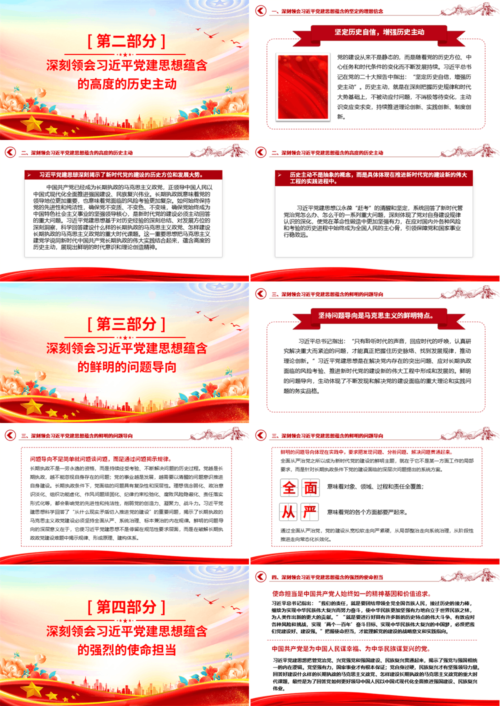 学习领会习近平党建思想鲜明的理论品格PPT党课 第2张