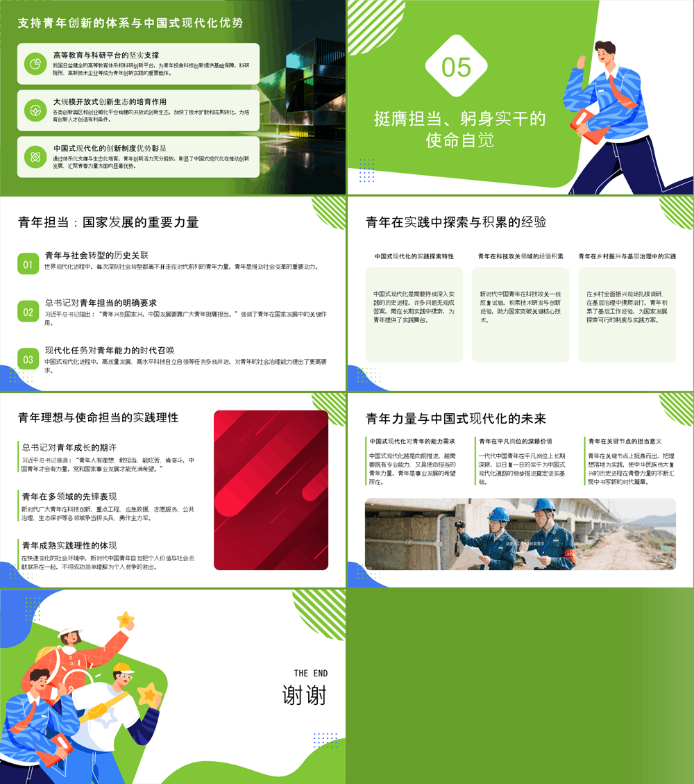 PPT党课 新时代中国青年的精神特质与使命担当 第3张