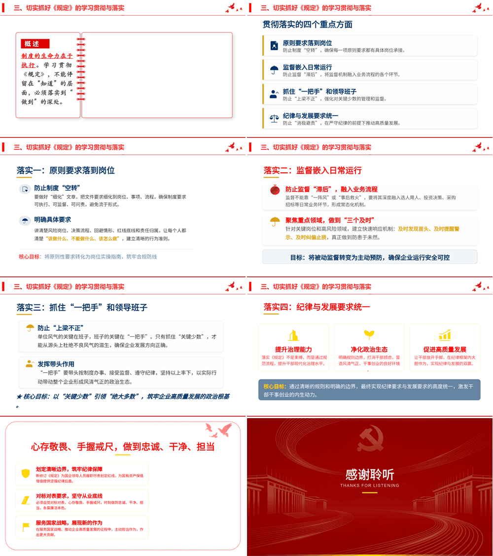 专题党课PPT 新修订《国有企业领导人员廉洁从业规定》 第3张