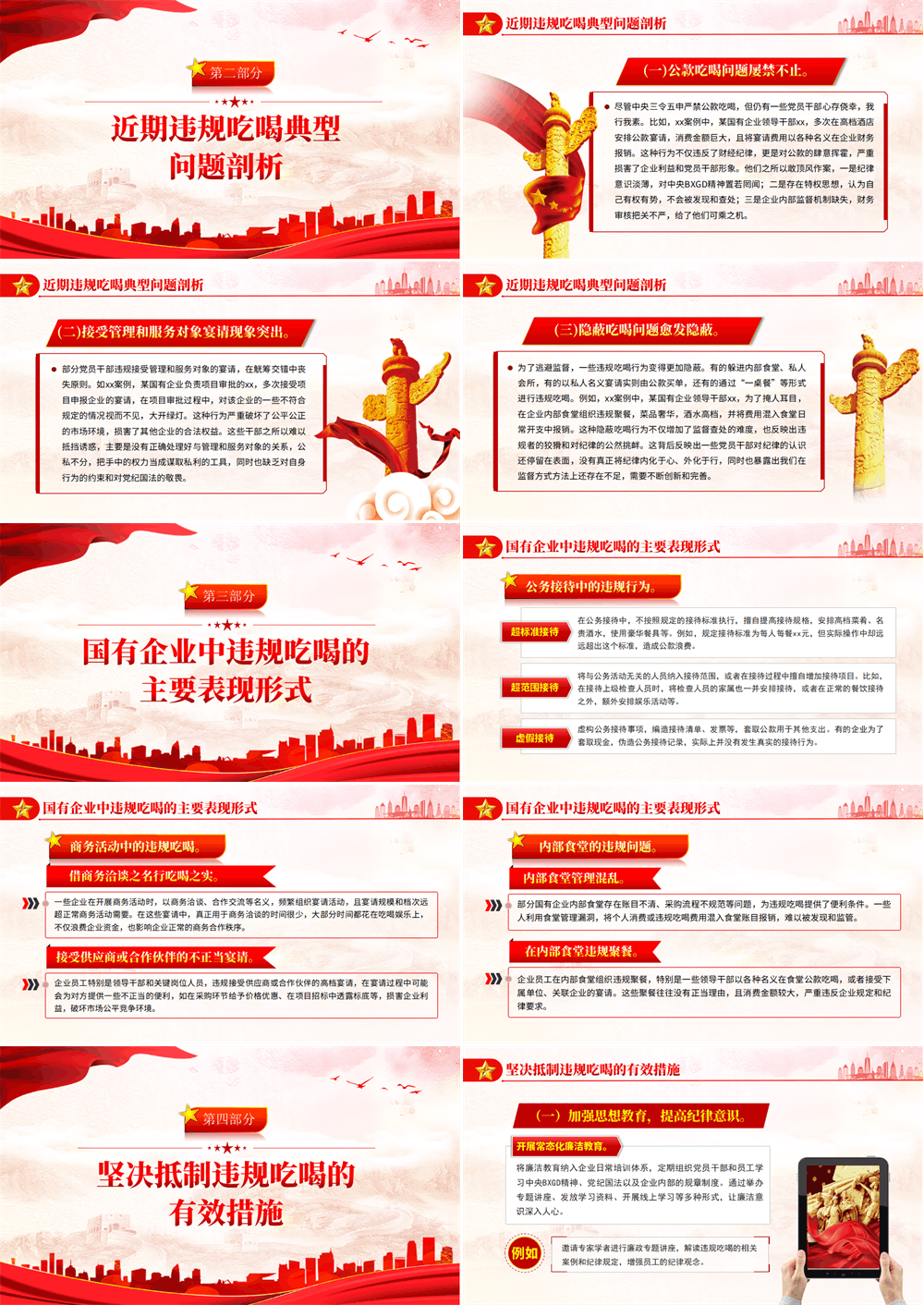 国有企业2026年违规吃喝问题警示教育专题PPT党课 第2张