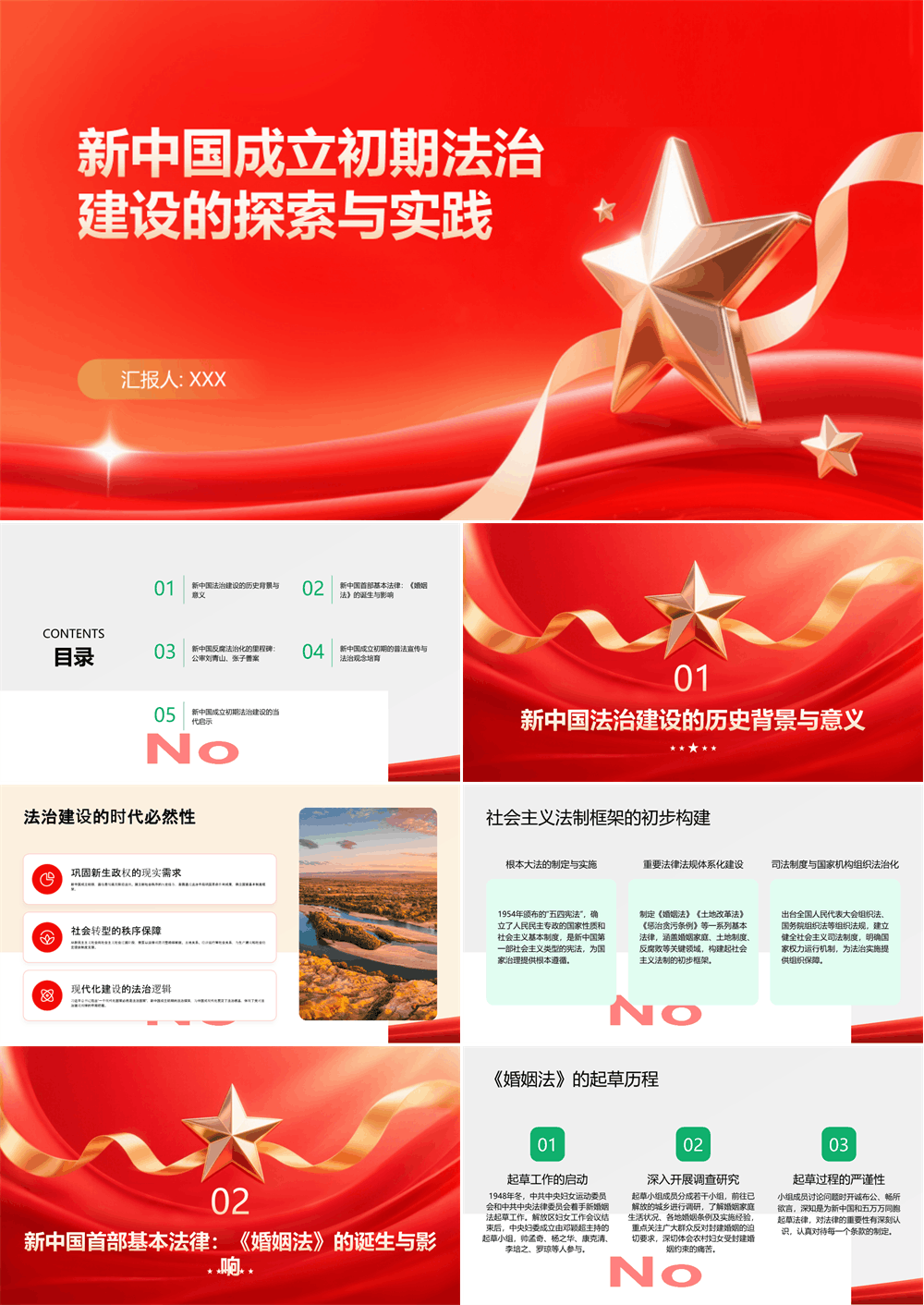 新中国成立初期法治建设的探索与实践PPT课件 第1张