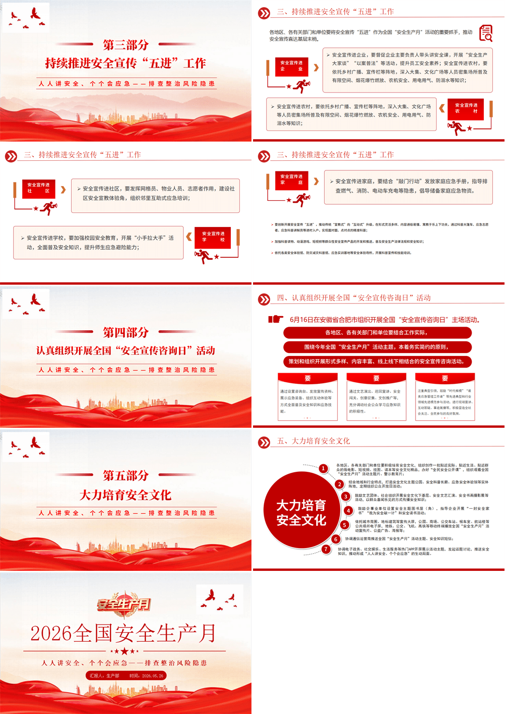 PPT党课 2026年6月全国安全生产月安全生产知识教育培训课件 第2张