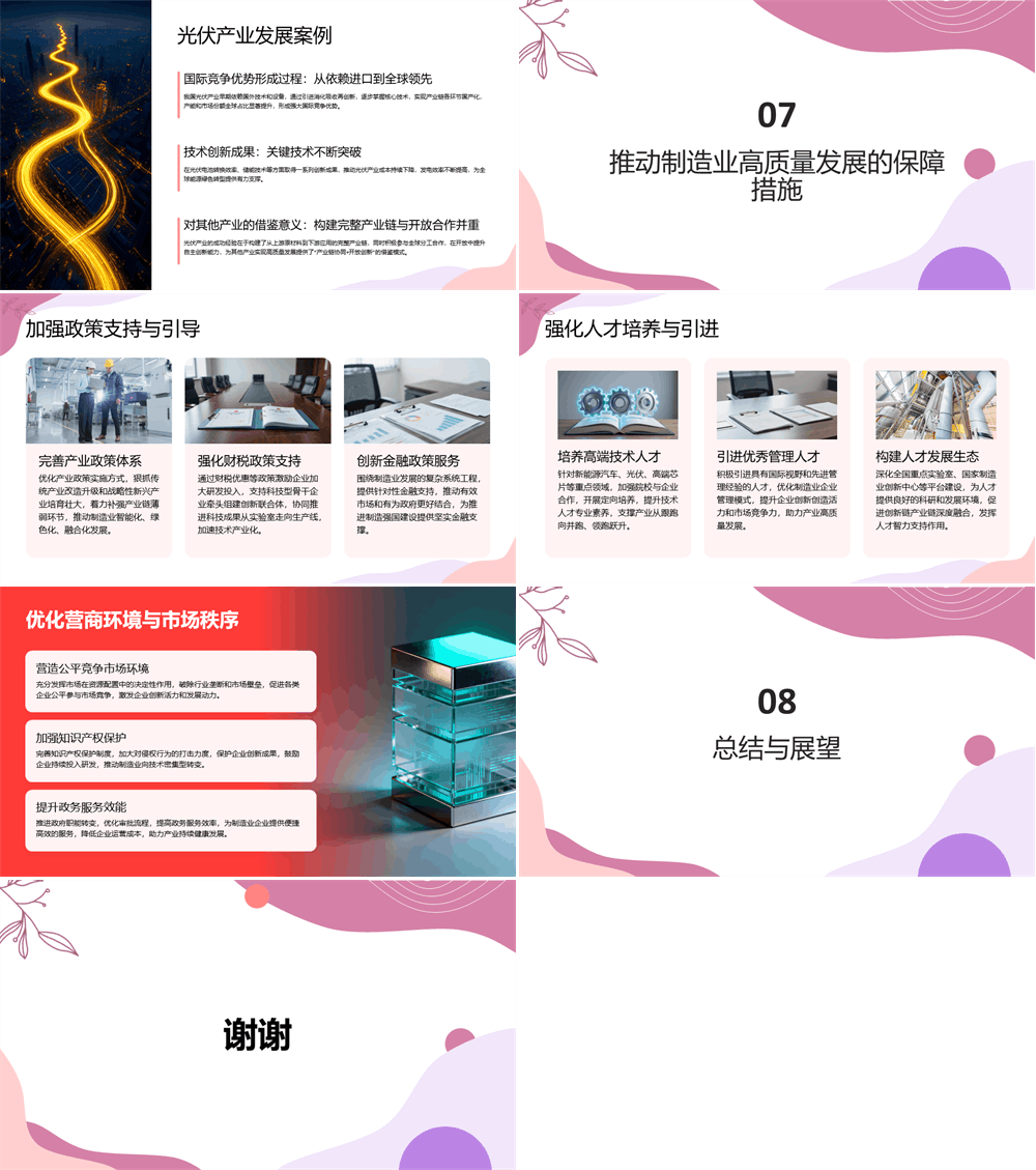 党课PPT 锚定制造强国目标 推动制造业高质量发展 第4张