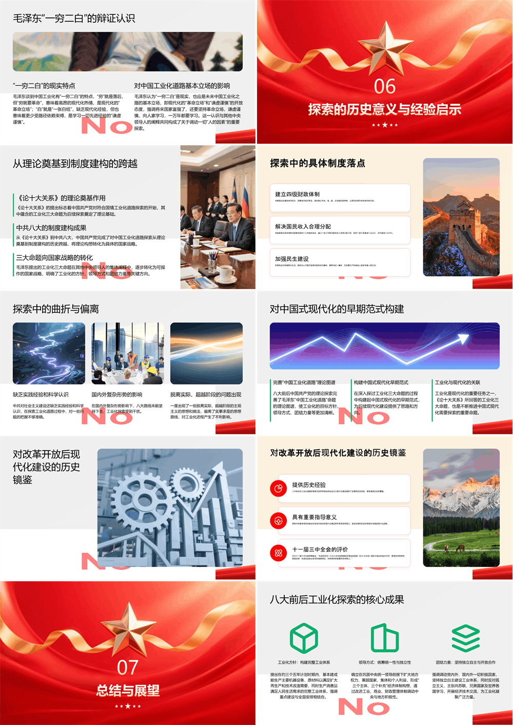 党课PPT 八大前后中央领导人关于中国工业化道路的集体探索 第4张