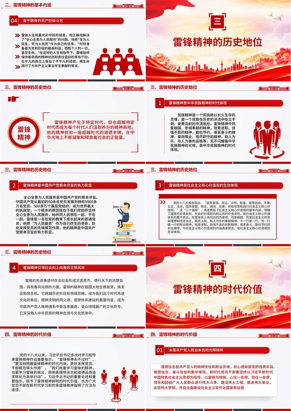 3.5传承雷锋精神争做新时代好青年PPT党课 第3张