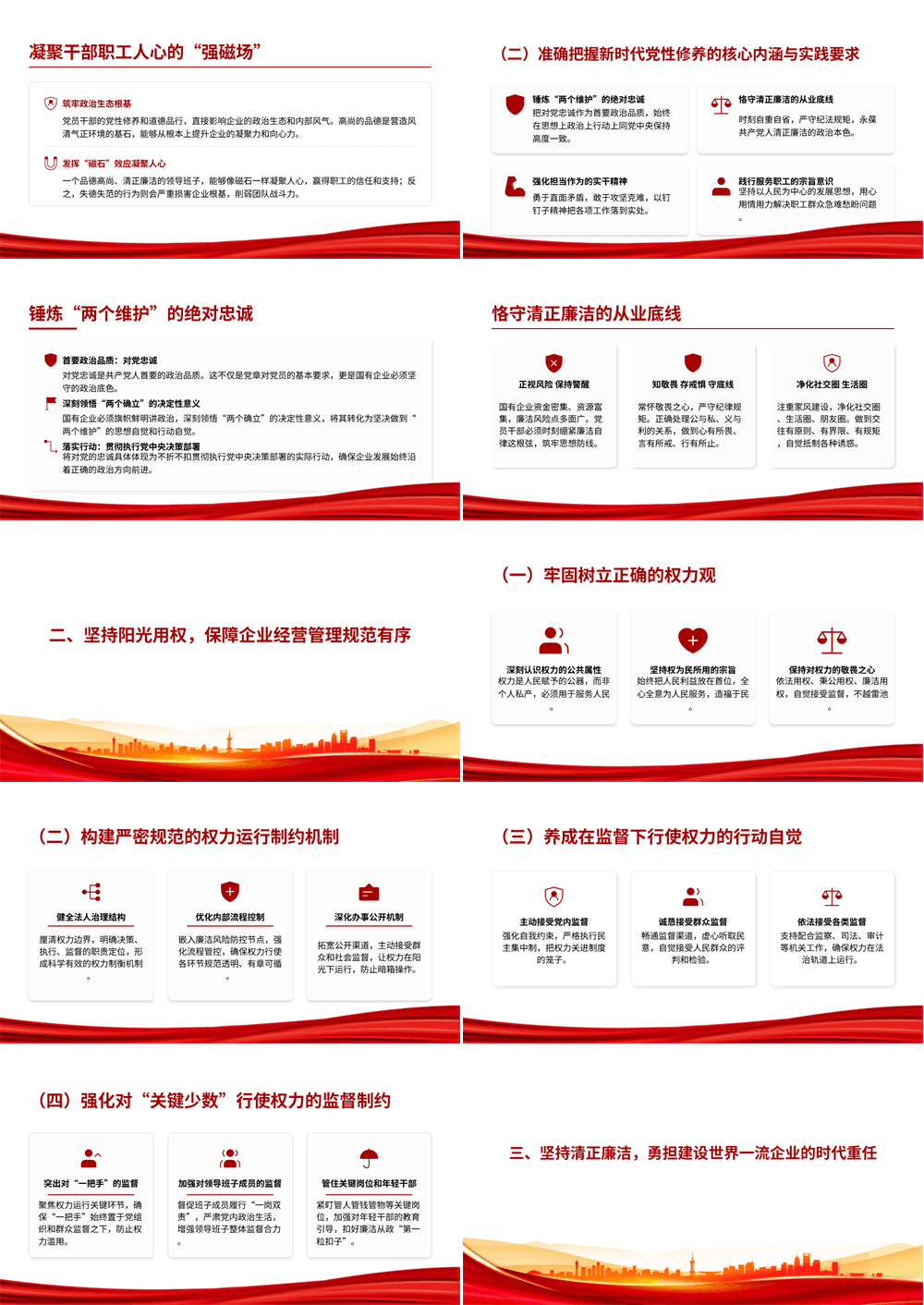 党课PPT 严守纪律规矩，弘扬严实作风，以坚强党性引领保障国企高质量发展 第2张