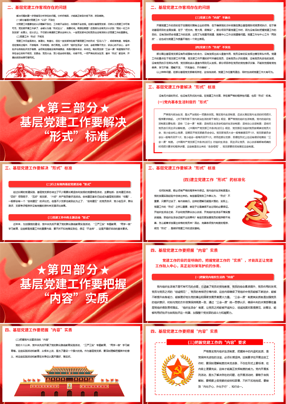 国企党建引领融合党建工作实践微党课PPT 第2张