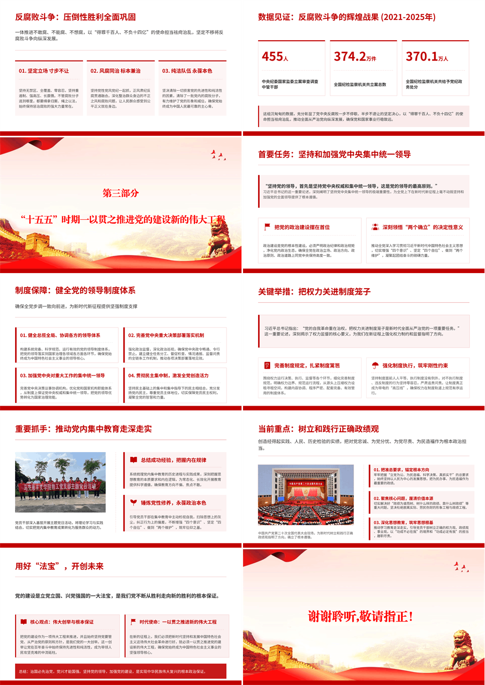 庆祝建党105周年专题党课PPT 一以贯之推进党的建设新的伟大工程 第3张