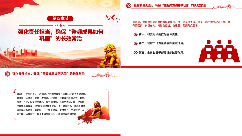 党课PPT 聚焦软弱涣散基层党组织整顿提升，锻造坚强战斗堡垒，引领乡村全面振兴 第4张