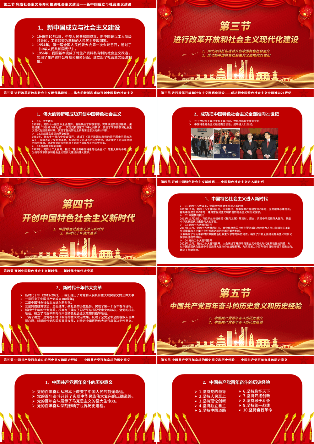 中国共产党的百年光辉历程和历史经验PPT2025建党104周年党课课件 第3张