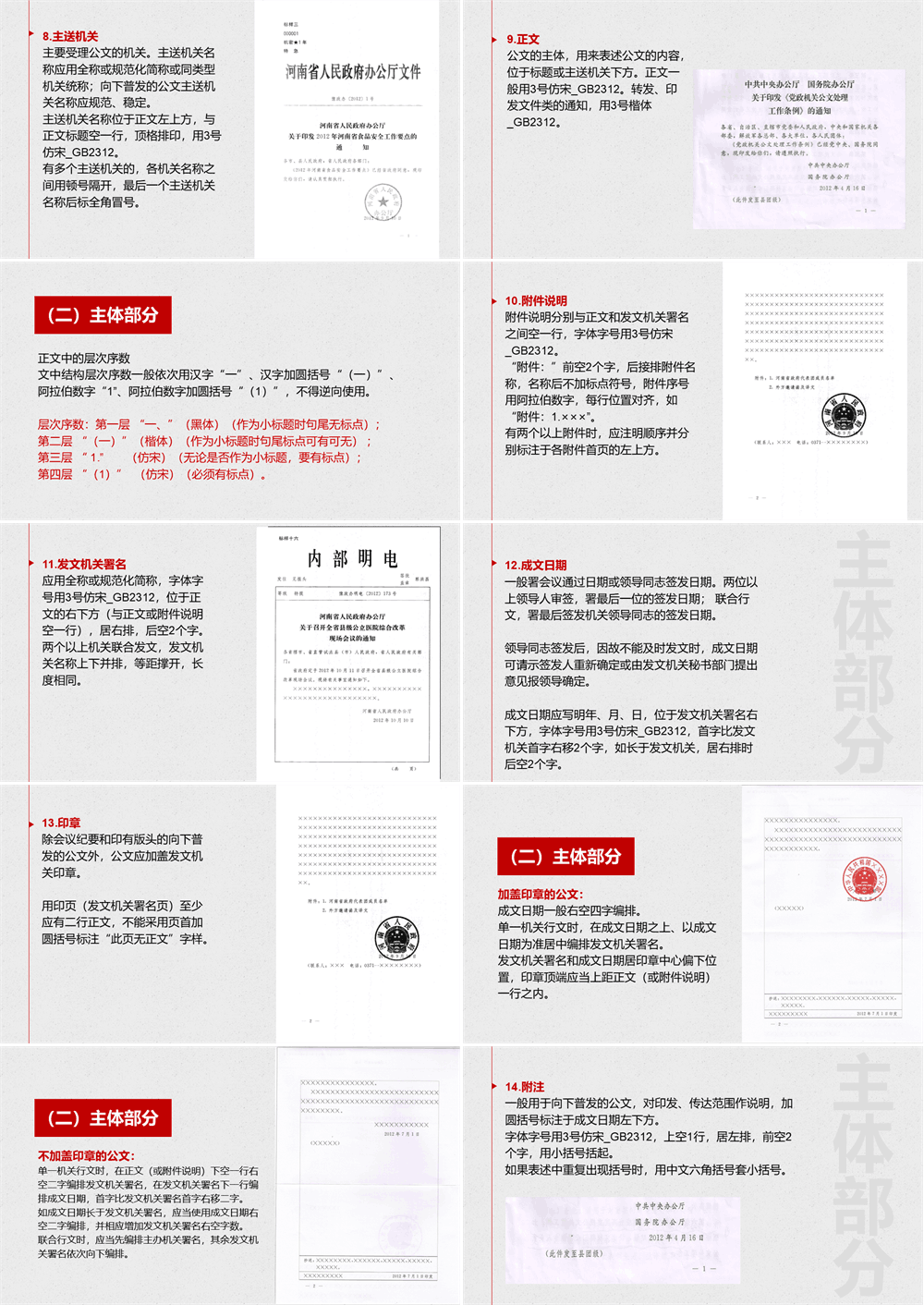 公文写作培训PPT课件 党政机关公文格式国家标准 第5张